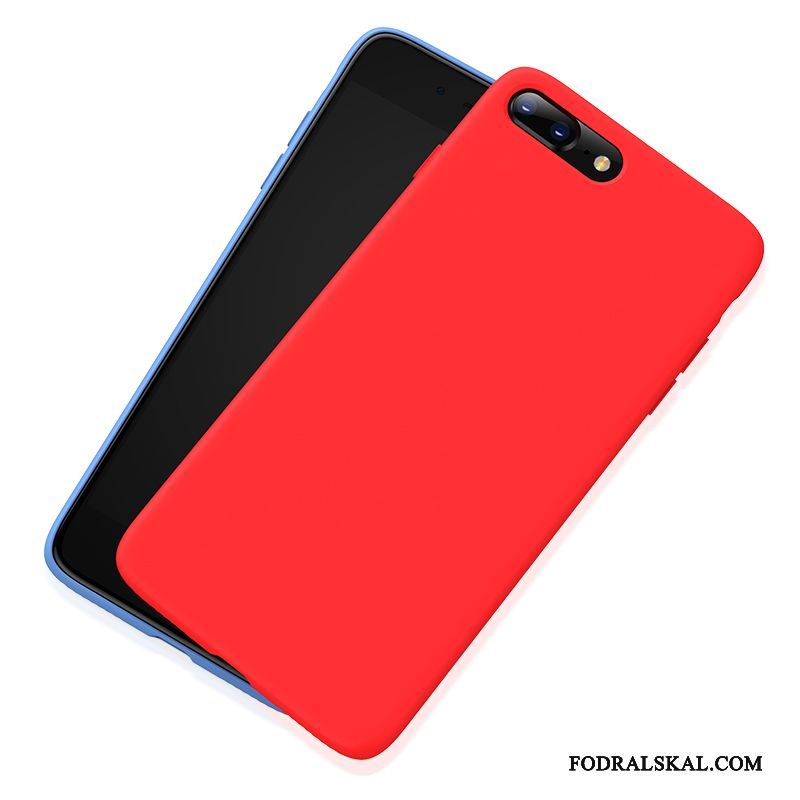 Skal iPhone 8 Mjuk Telefon Röd, Fodral iPhone 8 Skydd Nubuck Ny