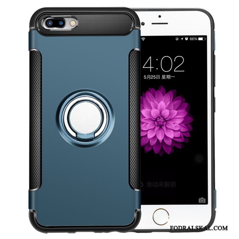 Skal iPhone 8 Påsar Blå Fallskydd, Fodral iPhone 8 Silikon Ring Trend Varumärke