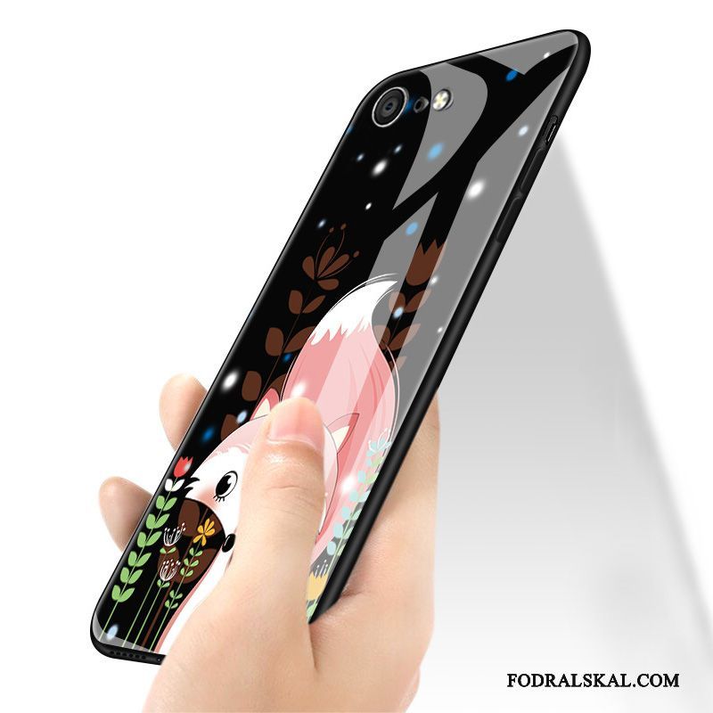 Skal iPhone 8 Silikon Hårdtelefon, Fodral iPhone 8 Skydd Svart Fallskydd