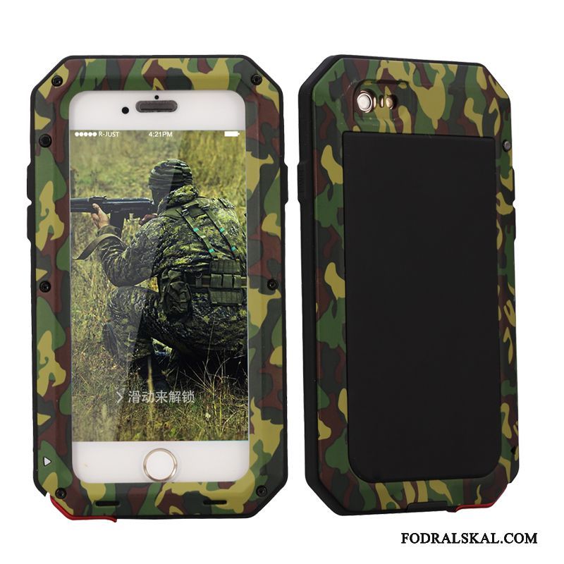 Skal iPhone Se Skydd Fallskydd Tre Försvar, Fodral iPhone Se Påsar Armor Kamouflage